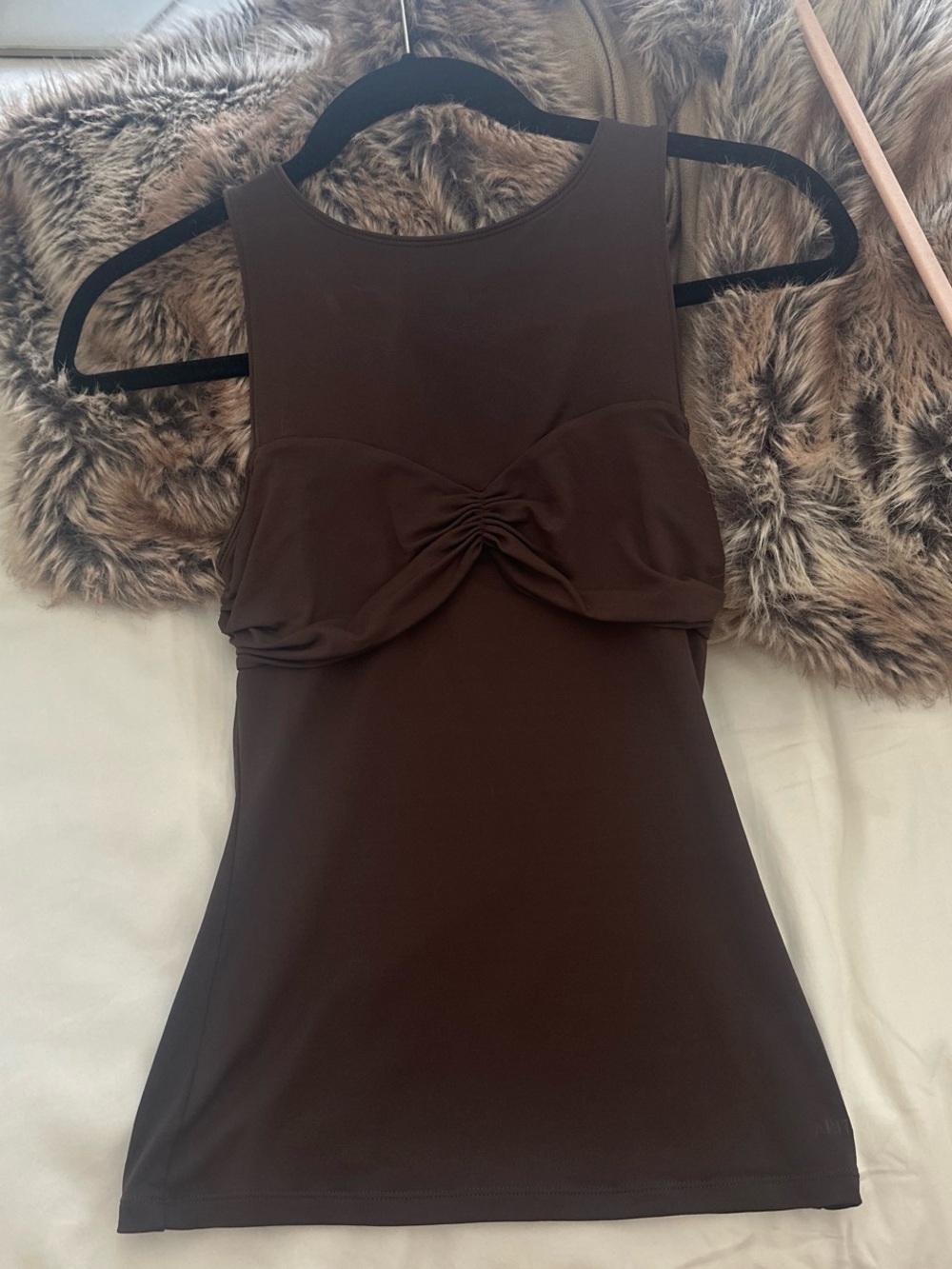 Aritzia Contour Brown Tank Top